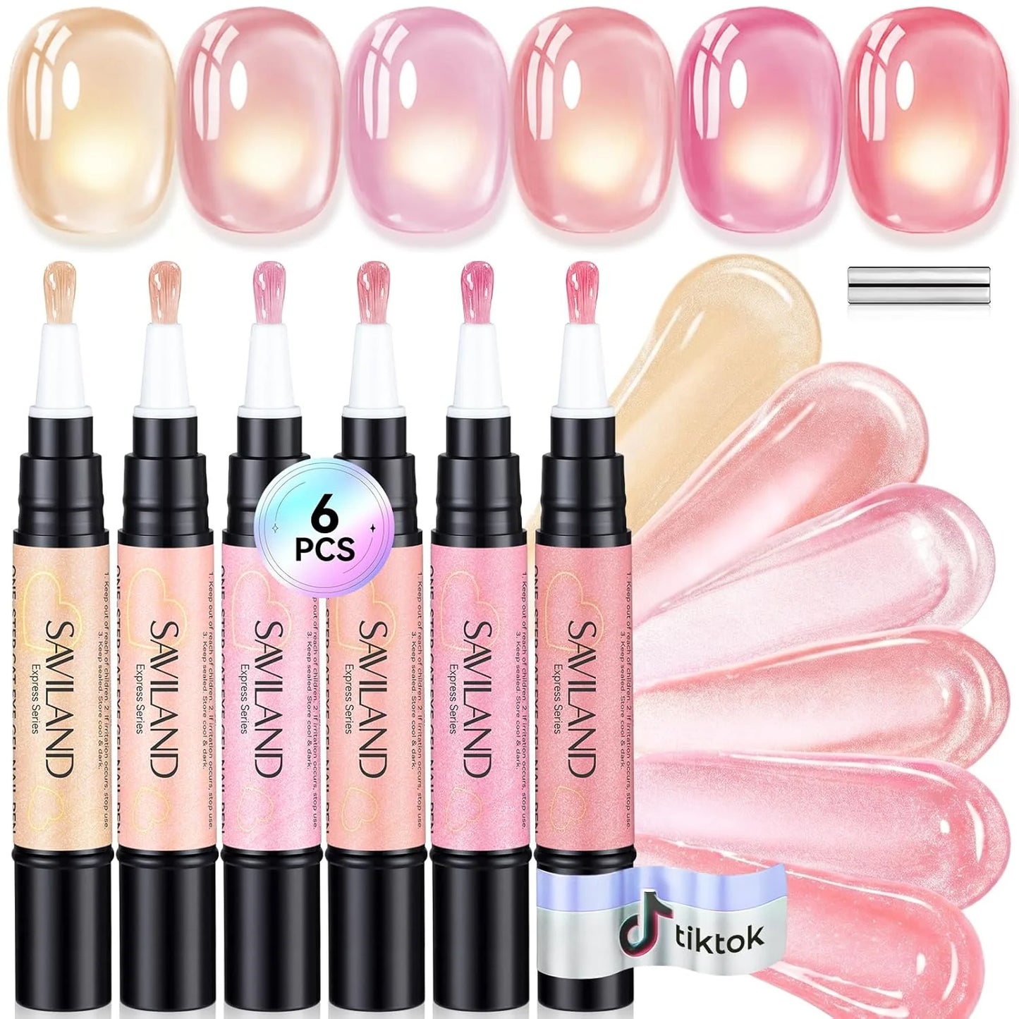 Salon in a Pen — 6 Nude Cat Eye Shades