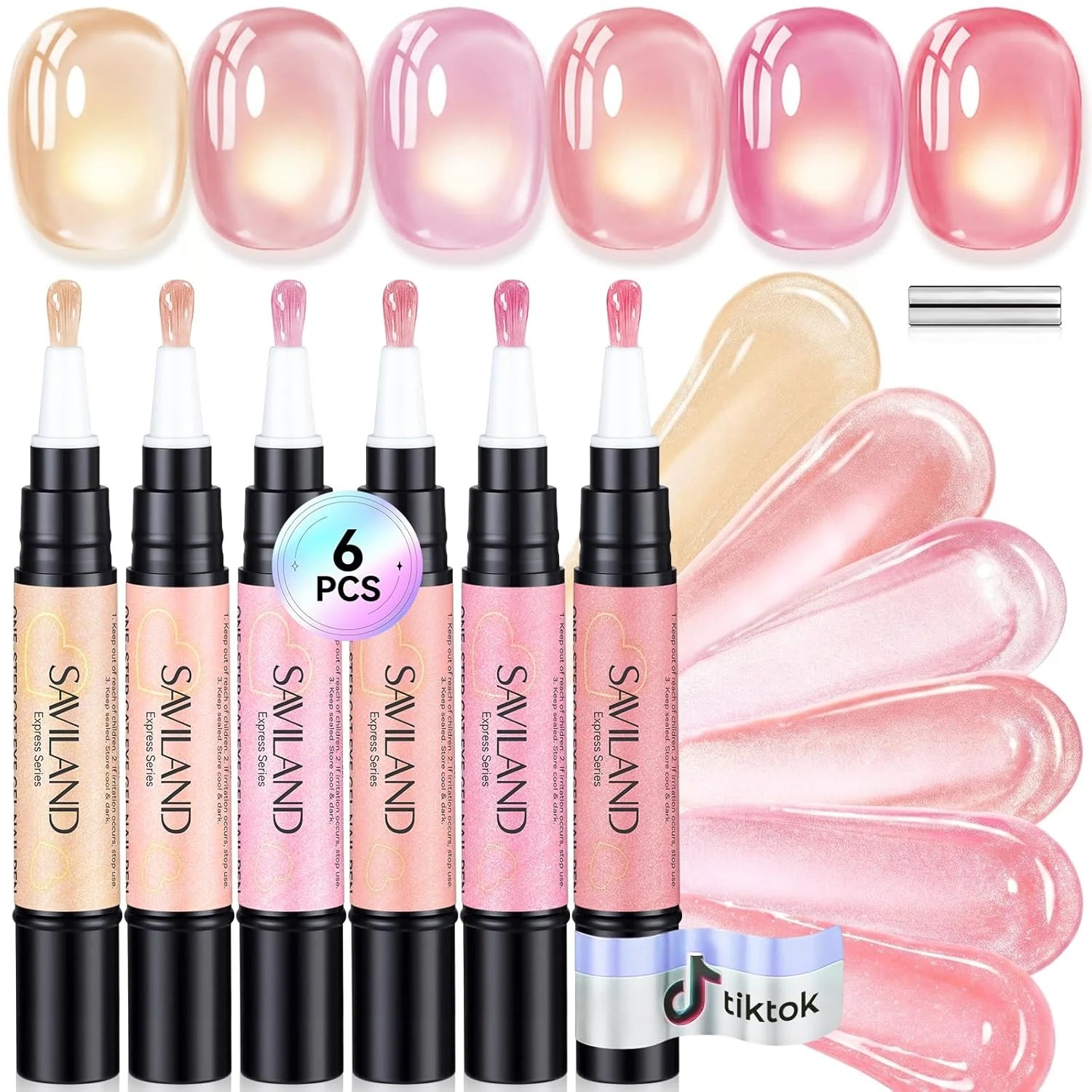Salon in a Pen — 6 Nude Cat Eye Shades