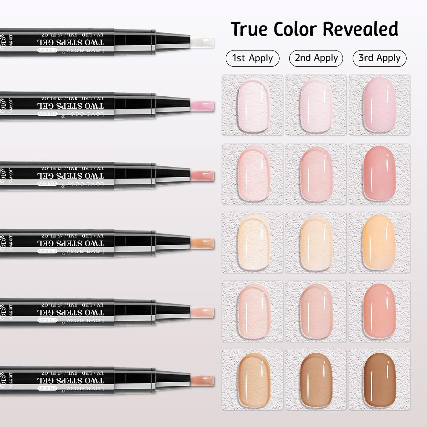 SleekMani Gel (6 Pcs Set)