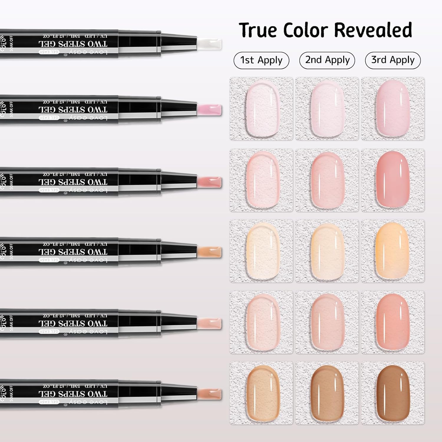SleekMani Gel (6 Pcs Set)