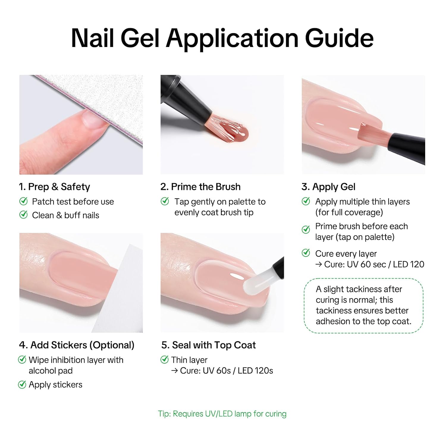 SleekMani Gel (6 Pcs Set)
